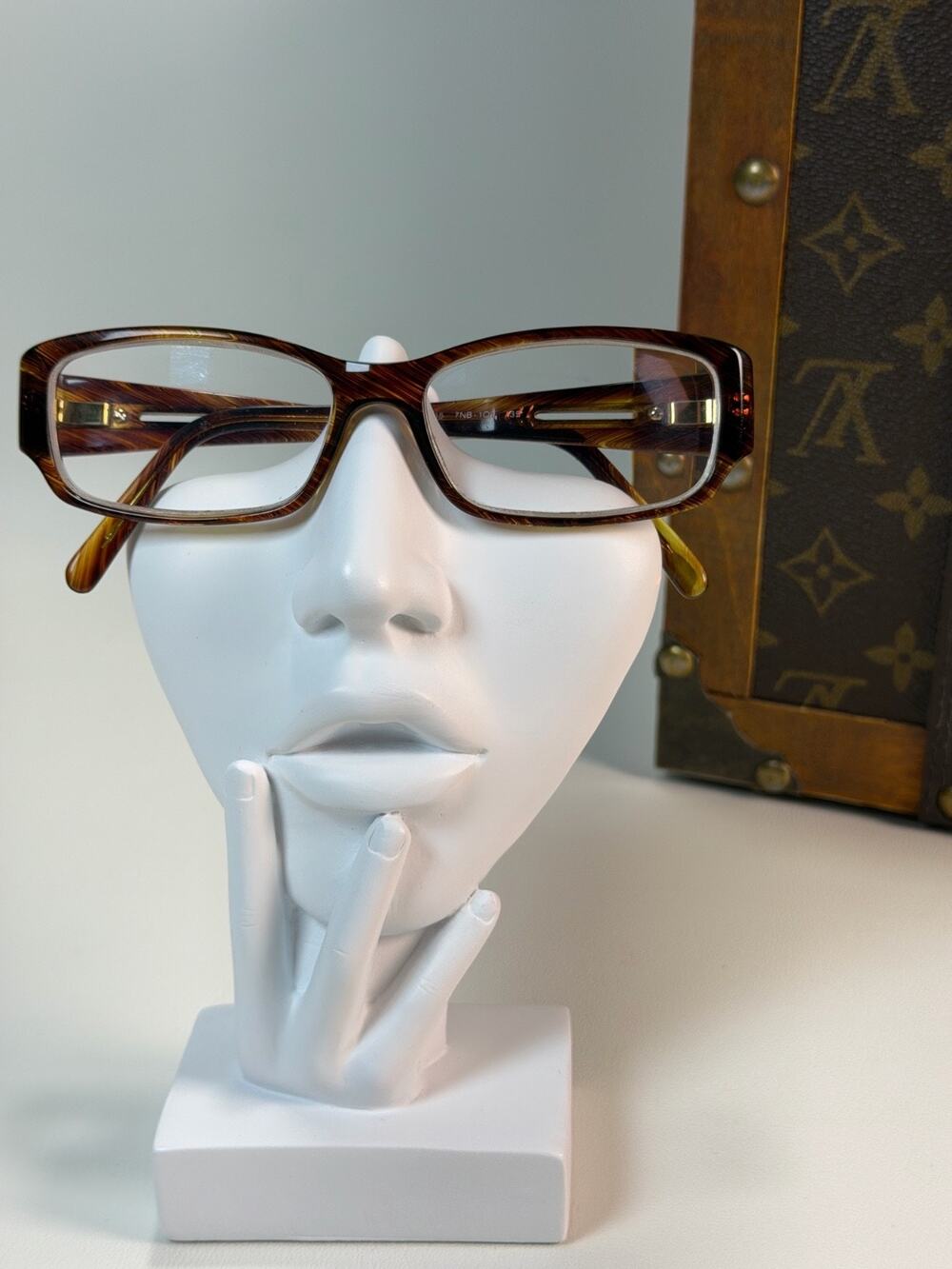 Authentic PRADA Eyeglasses Frame Only VPR 17I 7NB-1O1 Brown Tortoise 54-15 W/ Ca